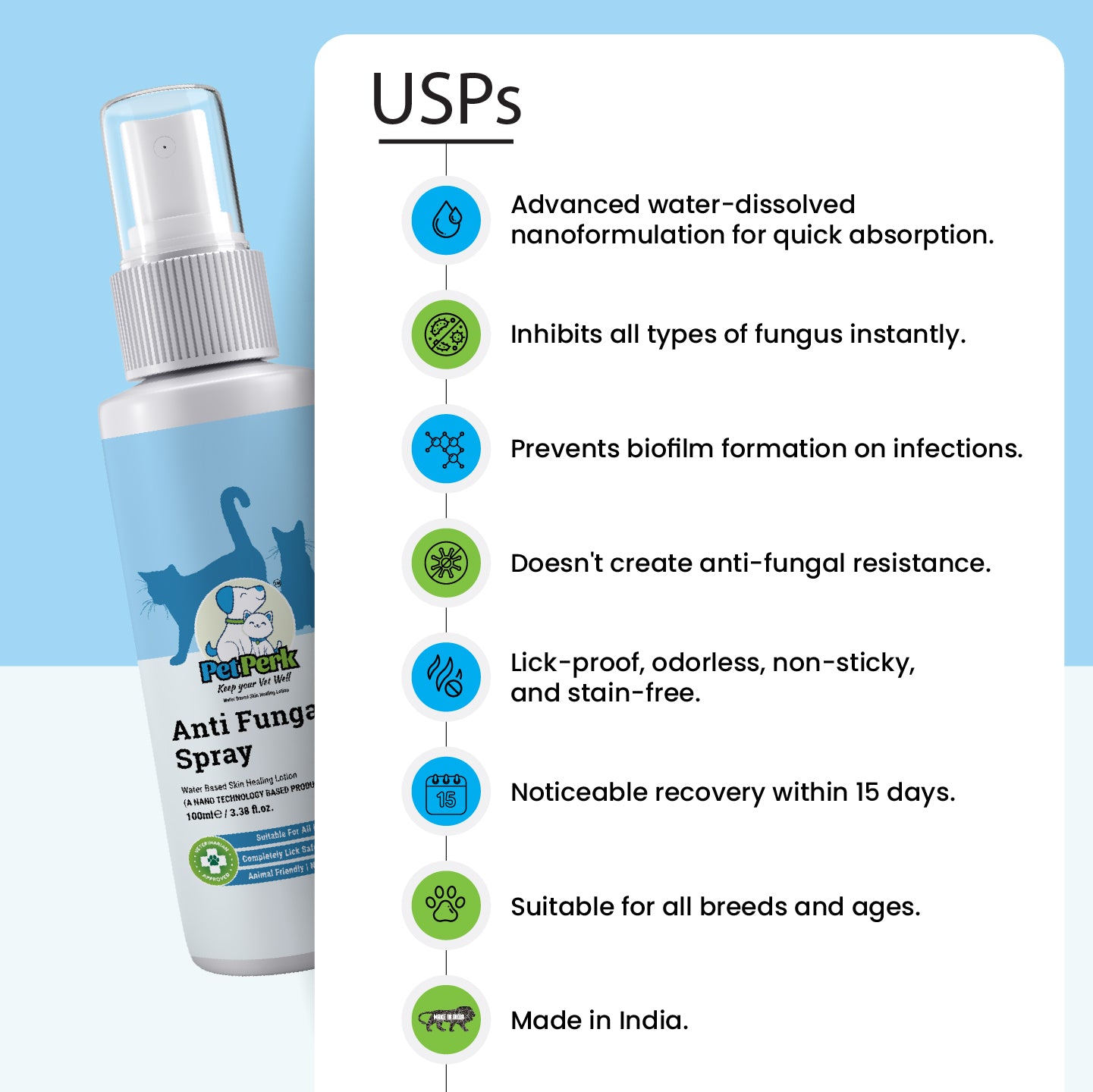 Anti-Fungal Spray for Cat