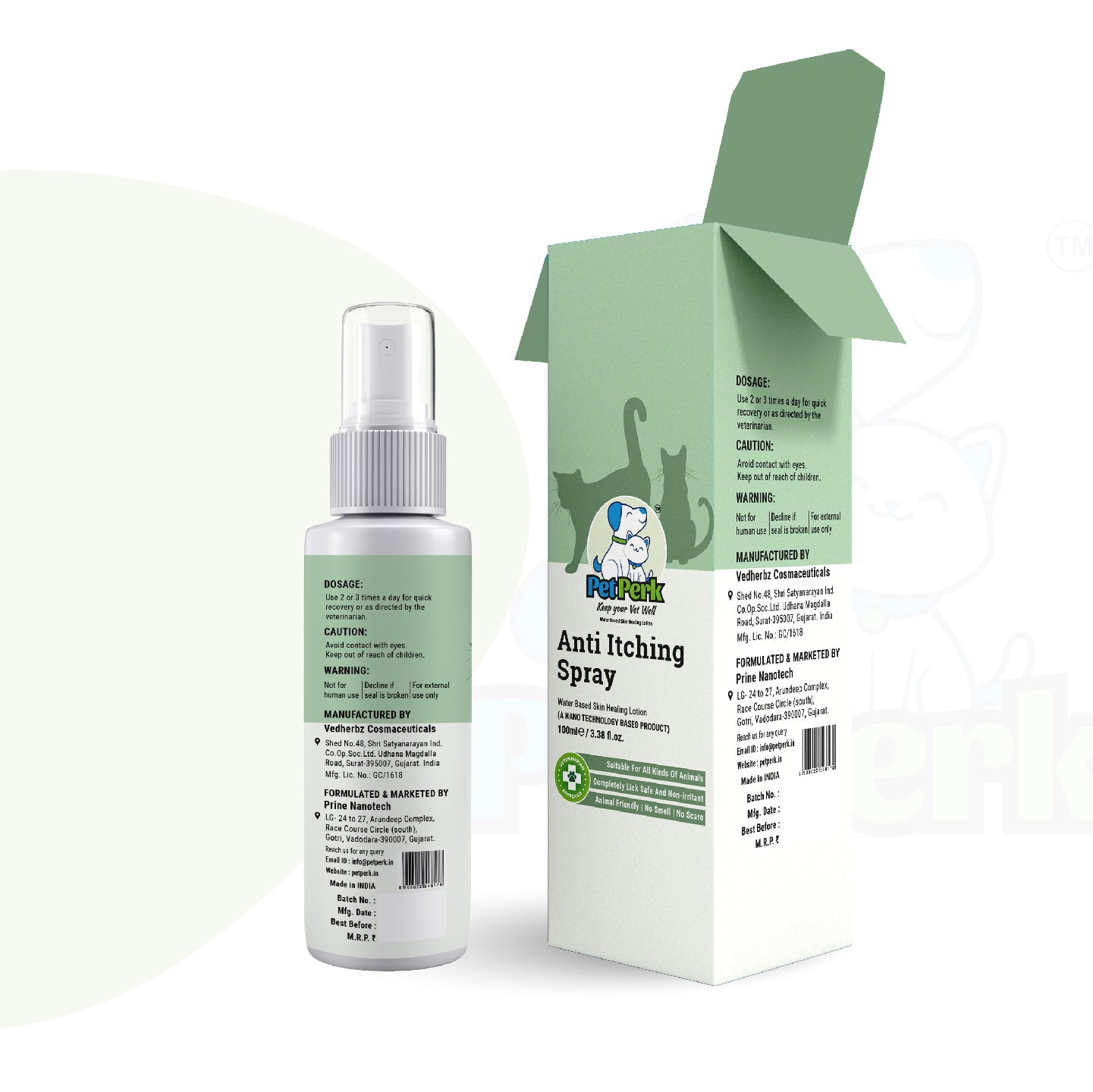 Anti-Itching Spray for Cat (100 ml / Piece)