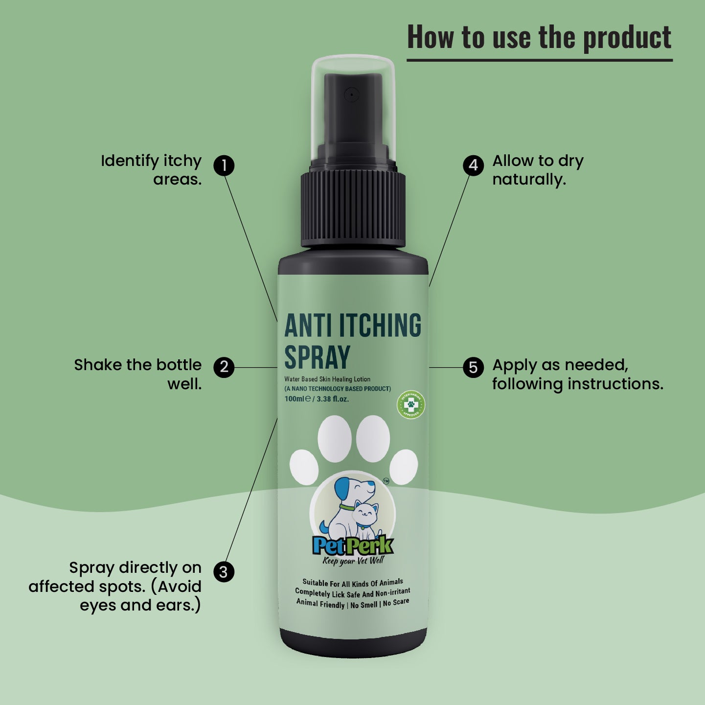 Anti-Itching Spray for Dog