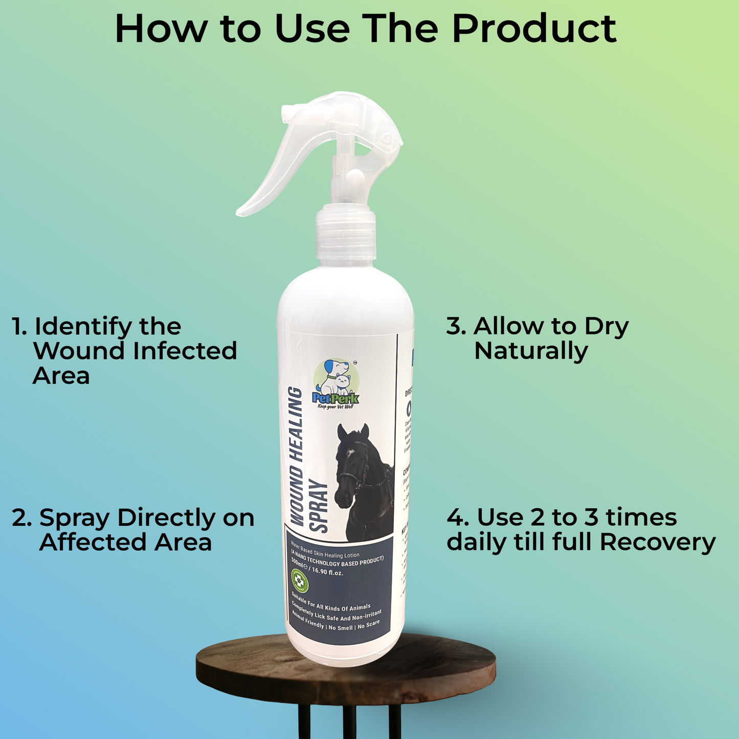 Wound Healing Spray for Horse