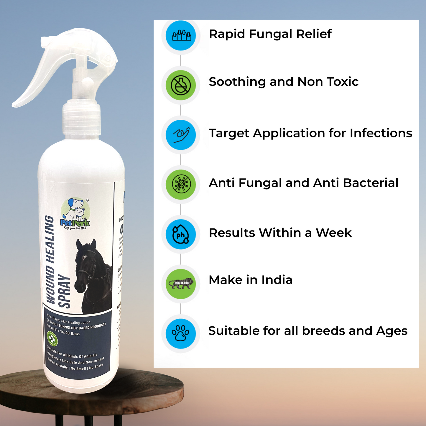 Wound Healing Spray for Horse