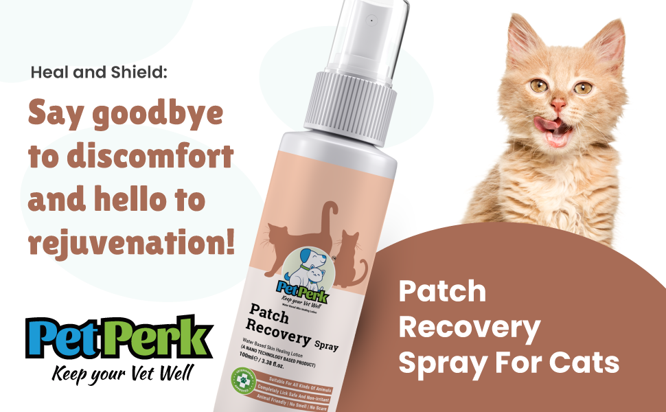 Patch Recovery Spray for Cat (100 ml / Piece)