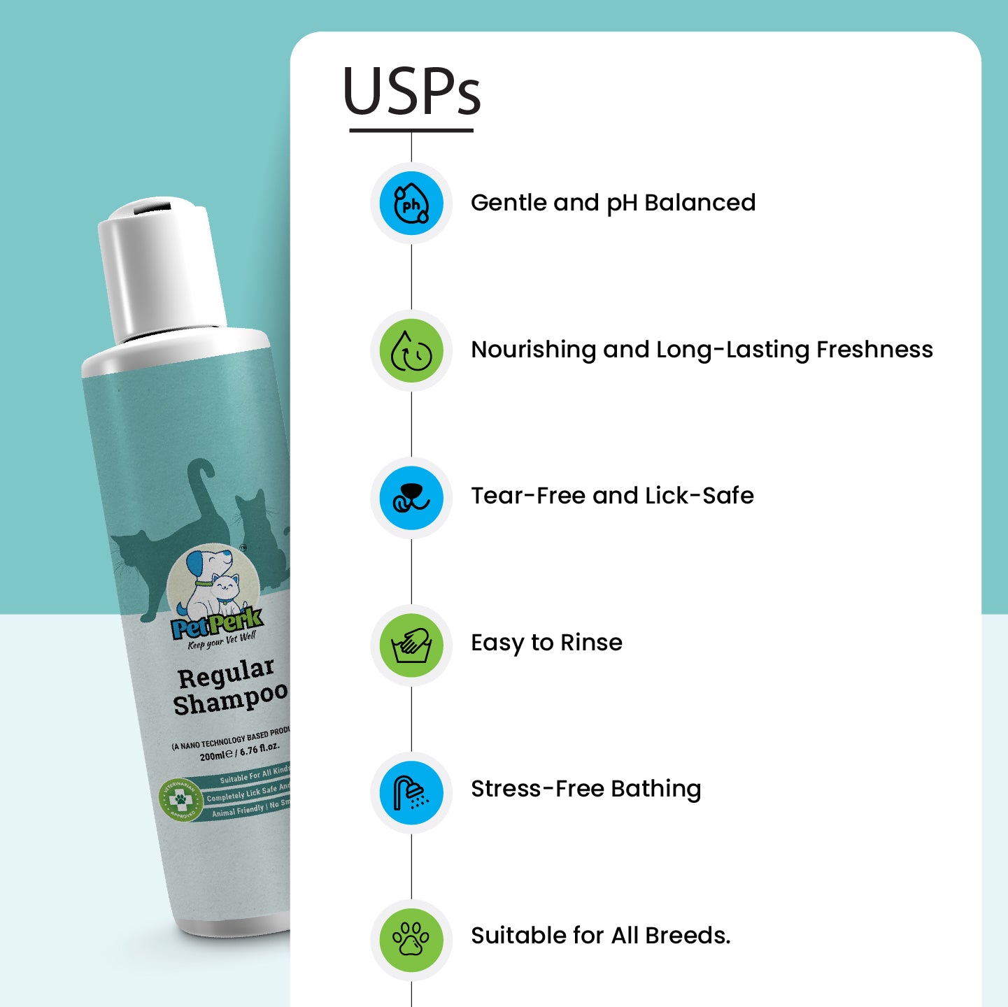 Neem and Aloe vera Shampoo for Cat (200 ml / Piece)