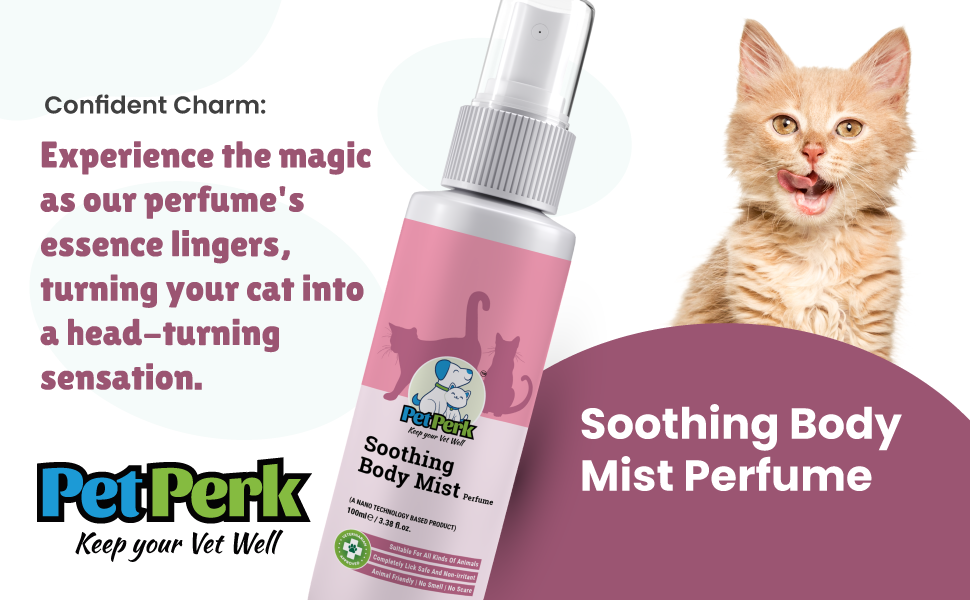 Perfume (Soothing Body Mist Spray) for Cat (100 ml / Piece)