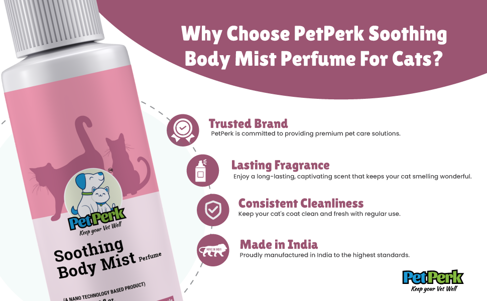Perfume (Soothing Body Mist Spray) for Cat (100 ml / Piece)