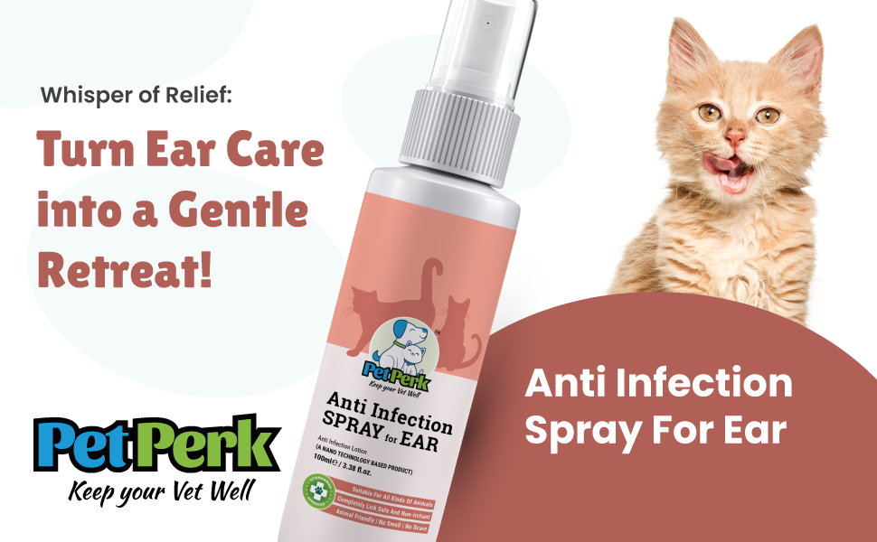 Anti-Infection Spray for Ear: Cat (100 ml / Piece)