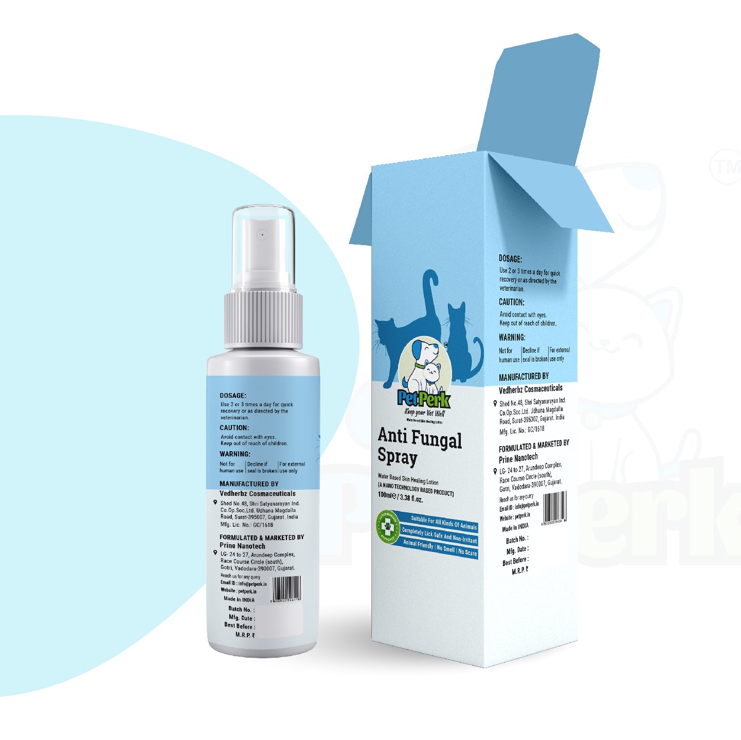 Anti-Fungal Spray for Cat (100 ml / Piece)