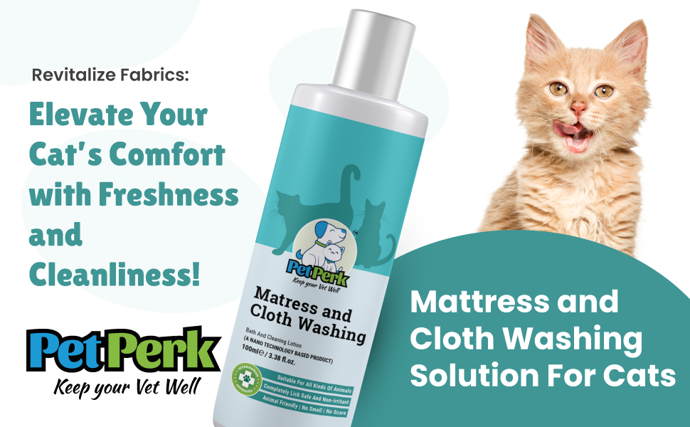 Mattress and Cloth Washing For Cats | 100 ml, 1 Piece