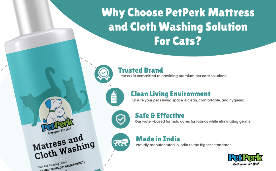 Mattress and Cloth Washing For Cats | 100 ml, 1 Piece