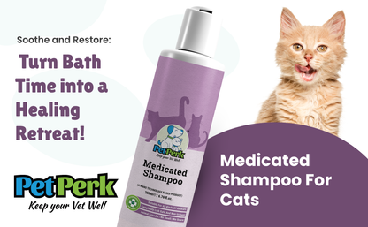 Medicated Antifungal Shampoo for Cat (100 ml / Piece)