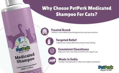 Medicated Antifungal Shampoo for Cat (100 ml / Piece)