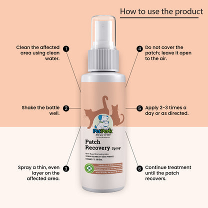 Patch Recovery Spray For Cats | 100 ml, 1 Piece