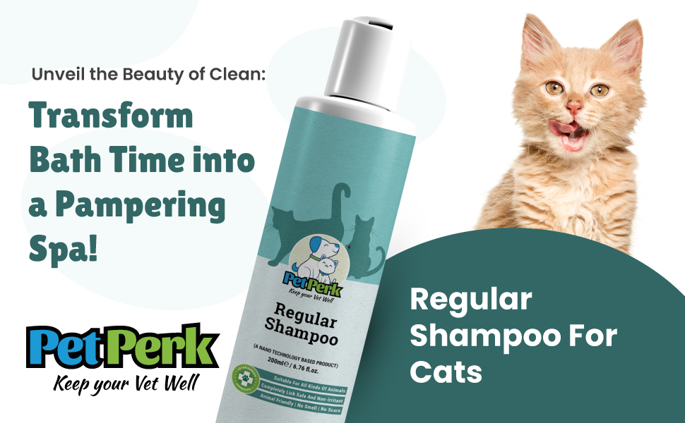 Regular Shampoo For Cats | 200 ml, 1 Piece