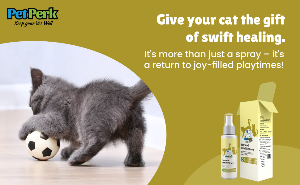 Wound Healing Spray for Cat (100 ml / Piece)