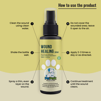 Wound Healing Spray for Dog (100 ml / Piece)