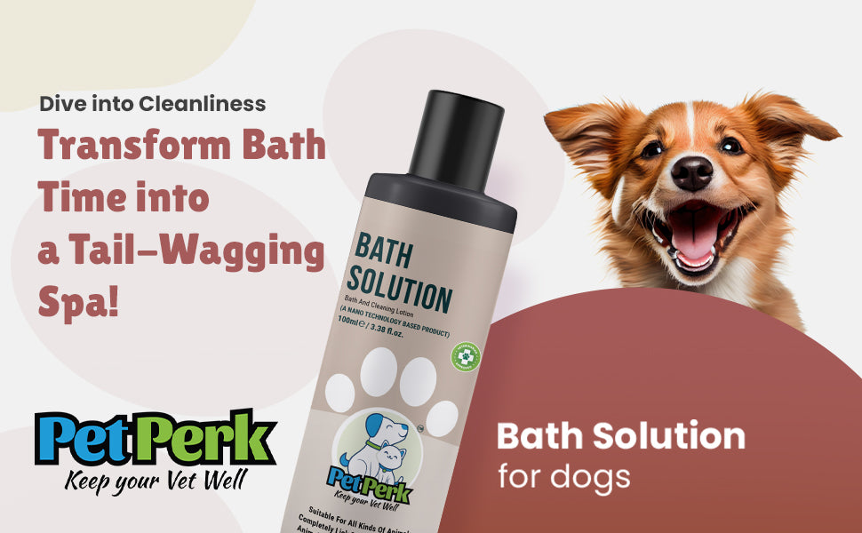 Bath Solution For Dogs | 100 ml, 1 Piece