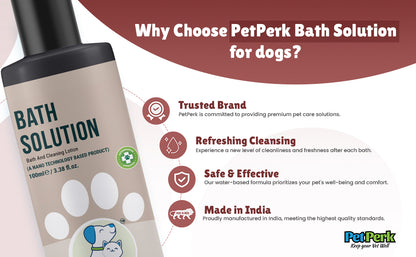 Bath Solution For Dogs | 100 ml, 1 Piece