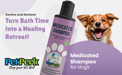 Medicated Shampoo For Dogs | 200 ml, 1 Piece