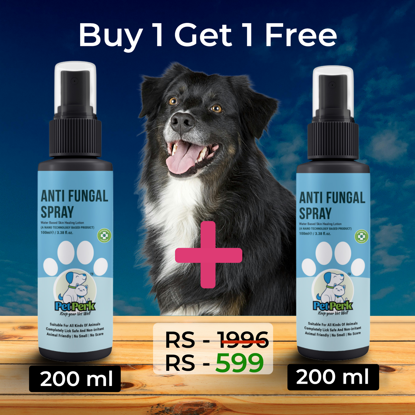 Anti-Fungal Spray for Dog