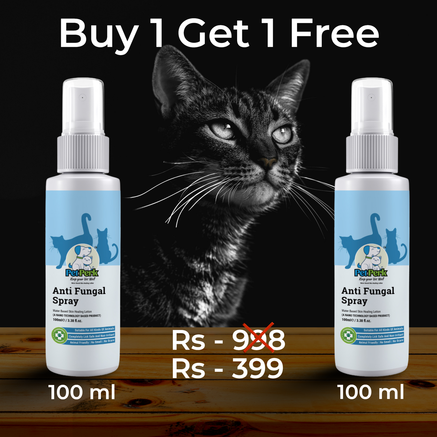 Anti-Fungal Spray for Cat