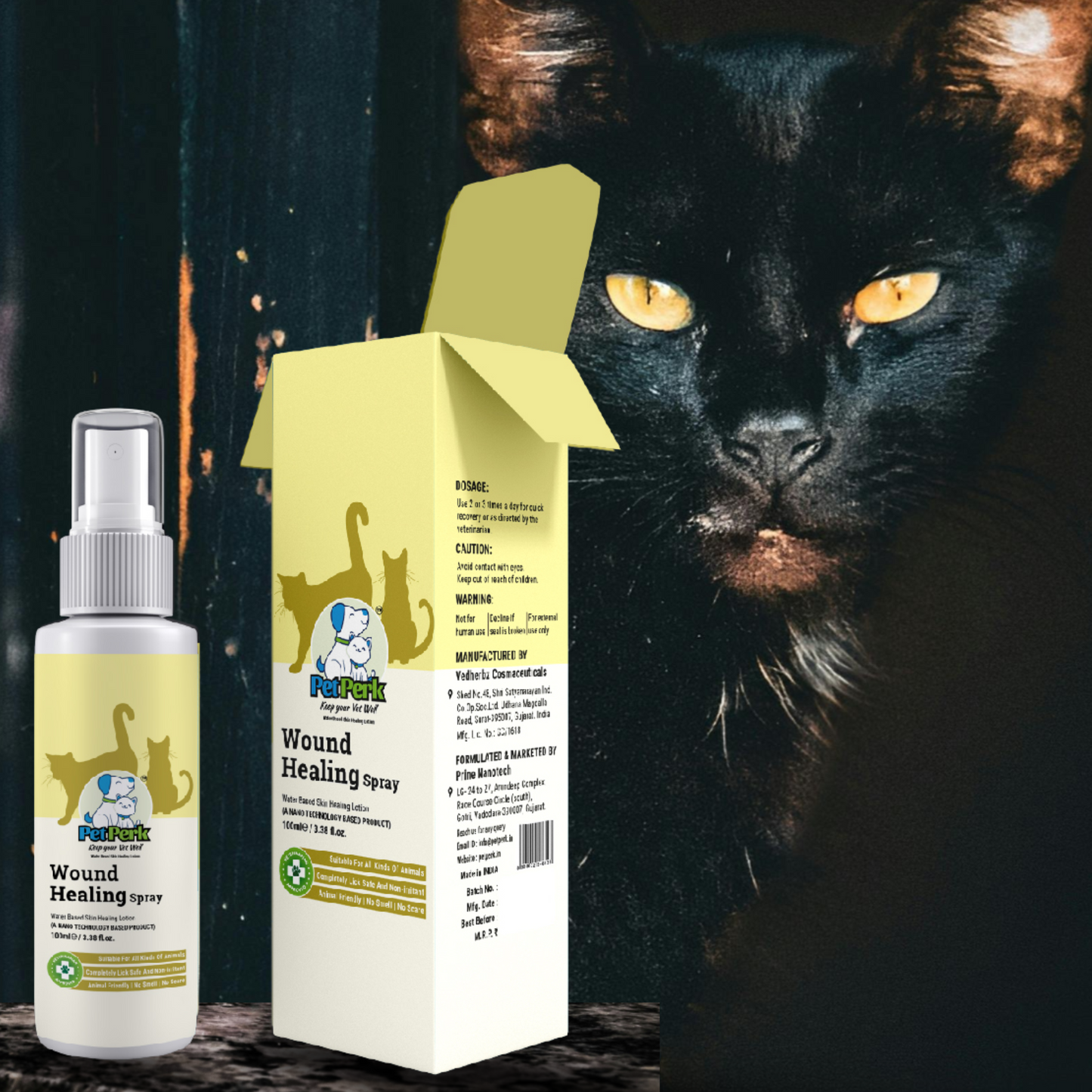 Wound Healing Spray for Cat