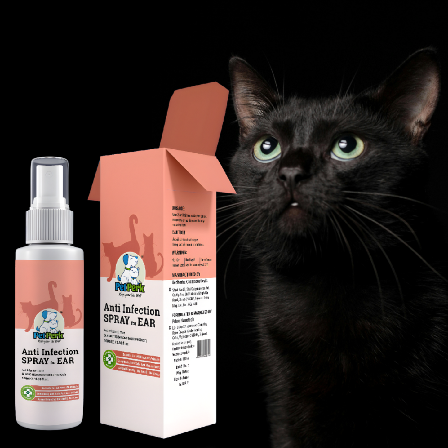 Anti-Infection Spray for Ear: Cat (100 ml / Piece)