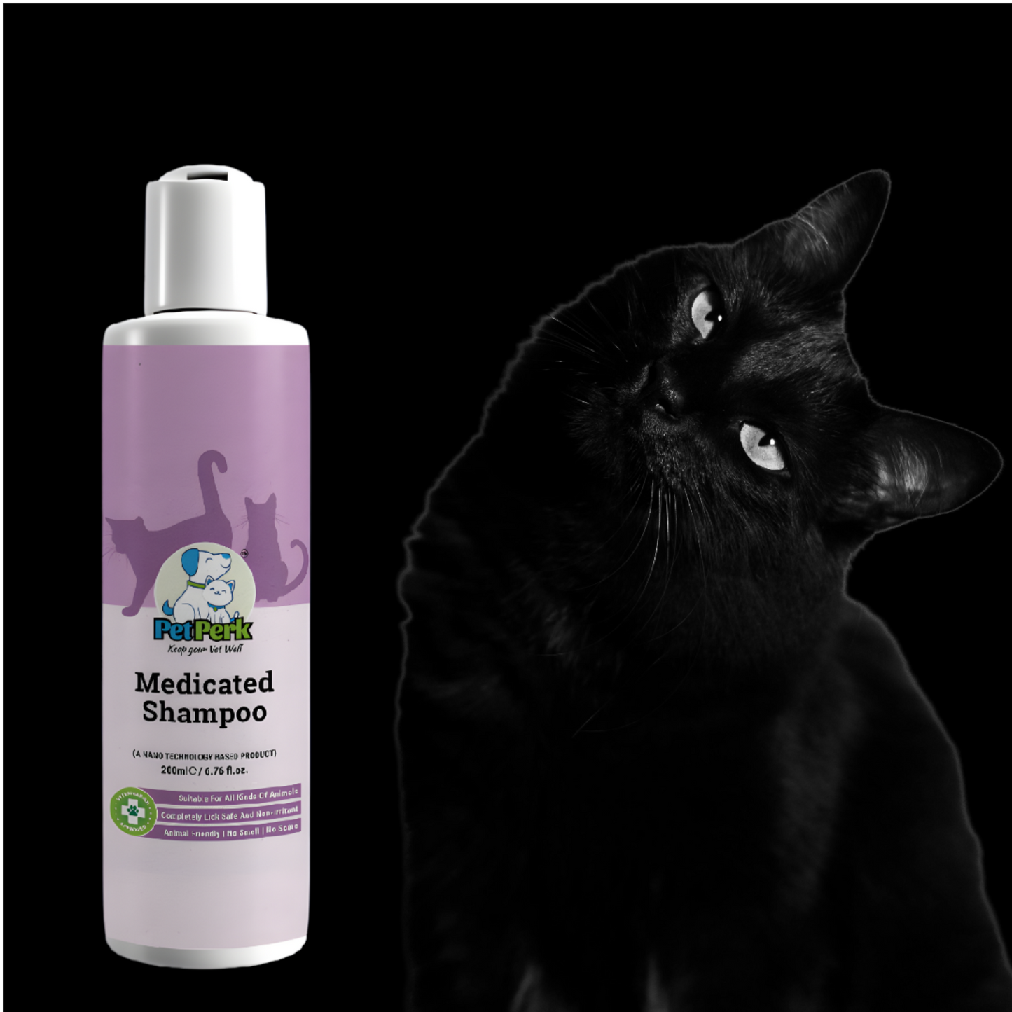 Medicated Antifungal Shampoo for Cat (100 ml / Piece)