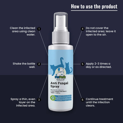 Anti-Fungal Spray For Cats  | 100 ml, 1 Piece