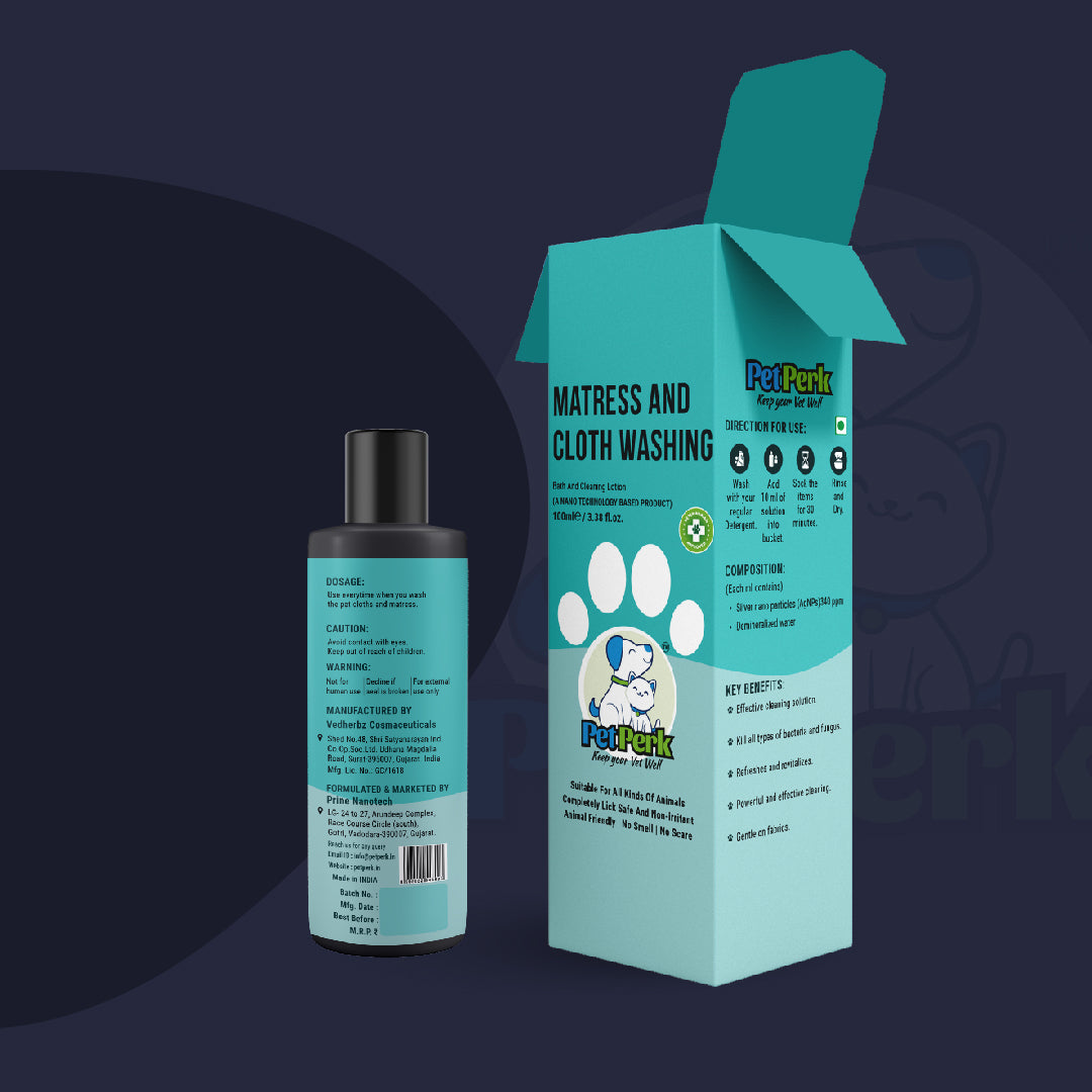 Mattress and Cloth Washing For Dogs | 100 ml, 1 Piece