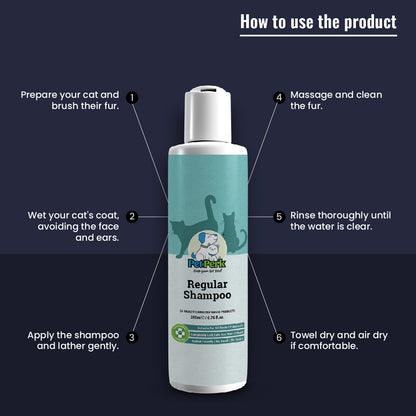 Regular Shampoo For Cats | 200 ml, 1 Piece