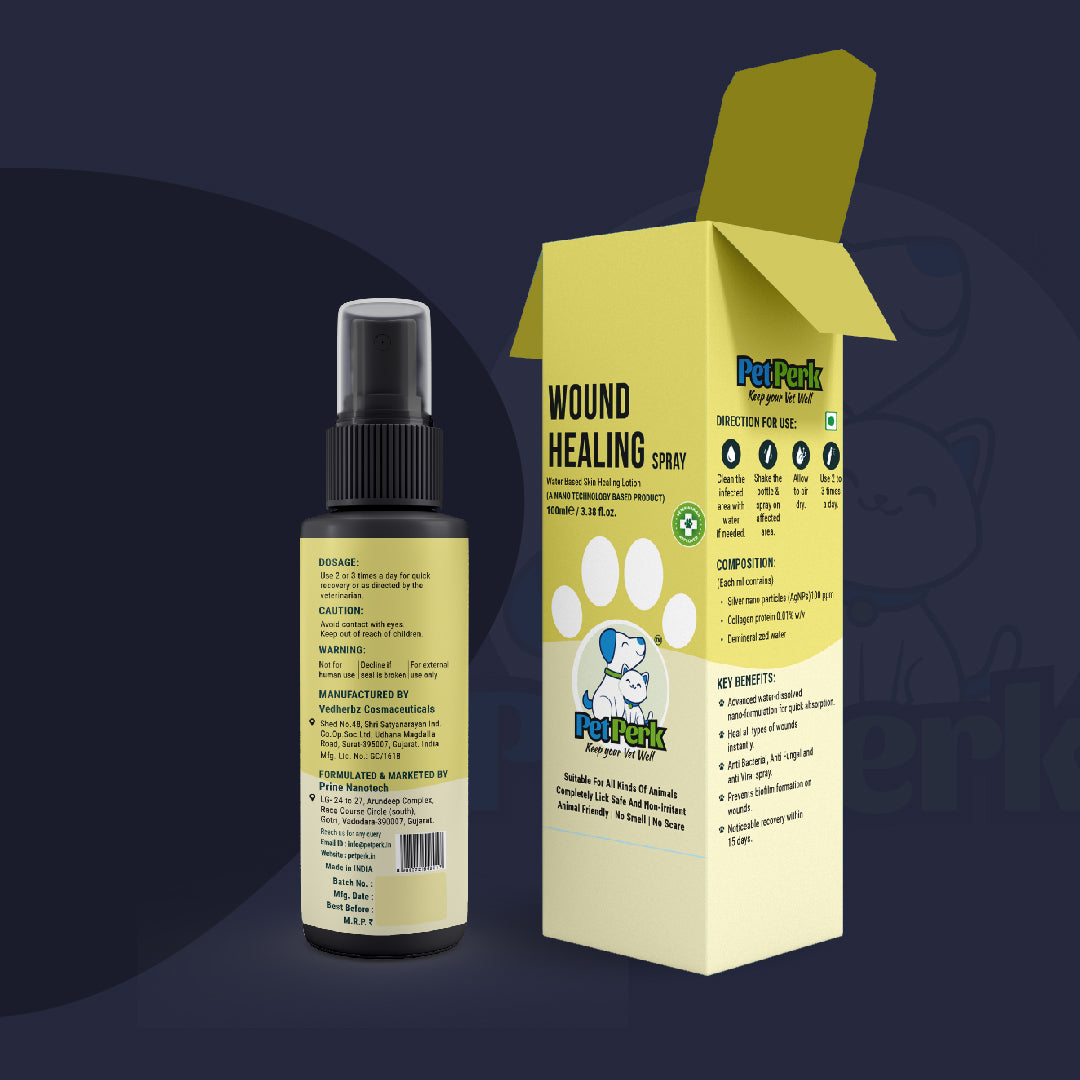 Incision Spray Wound Healing Spray For Dogs | 100 ml, 1 Piece – Pet Perk